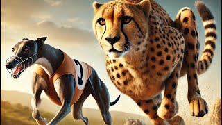 quotCheetah vs Greyhound The Ultimate Speed Showdown  Who’s Fasterquot [upl. by Dorren]