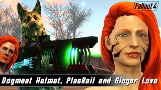 Fallout 4 Mods Week 16  Dogmeat Helmet PlasRail and Ginger Love [upl. by Luca]