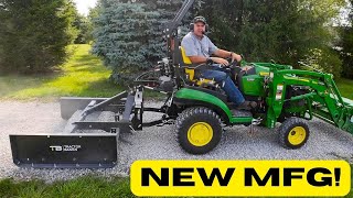 TRACTOR BASICS Land Plane Tips amp Tricks for DIY Driveway John Deere 1025R [upl. by Greeley840]