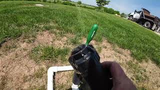 How to adjust a Rain Bird 5000 series irrigation head [upl. by Fuhrman491]