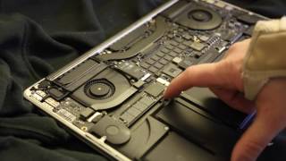 How to Clean the Retina MacBook Pro Fans amp Logic Board [upl. by Nelyt899]