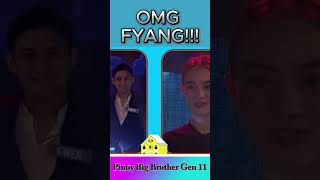 OMG FYANG II PINOY BIG BROTHER GEN 11 pbbupdate pbb viralvideo [upl. by Anomar]