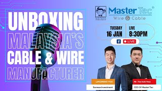 Unboxing Malaysia’s Cables and Wires Manufacturer Master Tec [upl. by Dami]