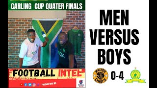 KAIZER CHIEFS 04 MAMELODI SUNDOWNS VICTOR SIOKWU REACTION  CARLING CUP QUATER FINAL HIGHLIGHTS [upl. by Noval]