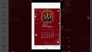 Design your own personalized BTS calendar 💜 l canva edit l bts btsarmy canva samsung [upl. by Cadman]