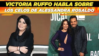 Victoria Ruffo le responde a Eugenio Derbez sobre los celos de Alessandra Rosaldo 😱 [upl. by Inol]