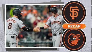 Giants vs Orioles Game Highlights 91824  MLB Highlights [upl. by Tertia]