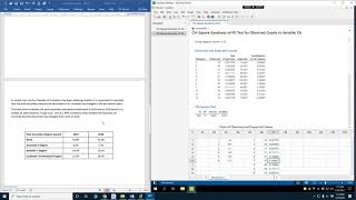 ChiSquare Goodness of Fit Test  Minitab [upl. by Redd]