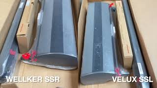 Wellker SolarRollladen SSR vs Velux SolarRollladen SSL [upl. by Mcferren]