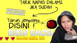 INI GAME LEBIH SUSAH DARI QUIZ SENGKLEK  AKU SAMPE NYERAH DAN GAGAL TROS  Quiz Klompencapir 2 [upl. by Kane]