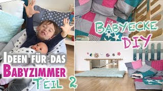 Ideen für das Babyzimmer Teil 2  DIY Babyecke und Spielmöbel  mamiblock [upl. by Nilauqcaj458]