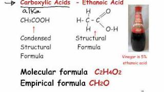 Y12 Organic 3 at GCSE  Ethanol Ethanoic Acid and Ethyl Ethanoate [upl. by Ani]