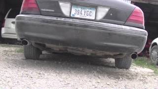 crown vic with magnaflows and rear cat delete reving [upl. by Joash]