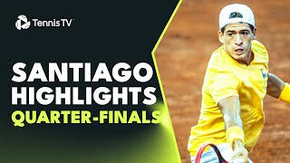 Jarry Faces Hanfmann Baez amp Djere Clash  Santiago 2023 QuarterFinal Highlights [upl. by Anaugal488]