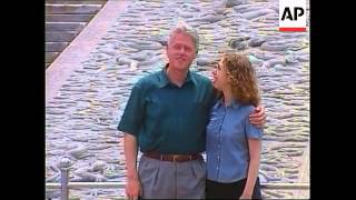 China  Clintons visit Forbidden City [upl. by Jezreel419]