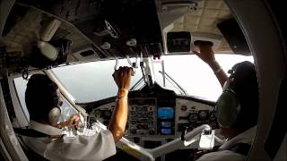 DHC6 Twin Otter into Mustique [upl. by Alrep39]