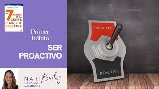 SER PROACTIVO  PRIMER HABITO DE LAS PERSONAS ALTAMENTE EFECTIVA [upl. by Belinda382]