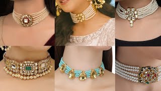 Latest Choker Necklace Design 2020Pearl Choker Set [upl. by Edwin]