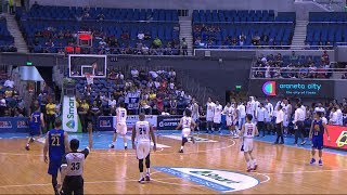 Pogoys halfcourt heave  PBA Governors’ Cup 2019 Quarterfinals [upl. by Aniratak509]