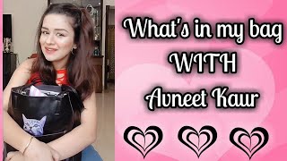 Whats in my bag with Avneet Kaur  Chill Pill [upl. by Eirased]