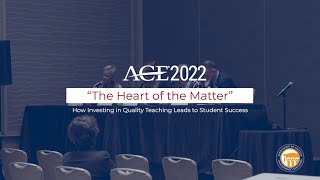 ACE2022 How Investing in Quality Teaching Leads to Student Success [upl. by Auqinu583]