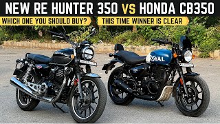 New RE Hunter 350 Vs Honda CB350 RS  Most Practical Comparison  City vs Highway [upl. by Eniamreg]