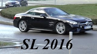 The NEW  Der neue 2016 MercedesBenz SL 400 Facelift R321on the road  bald Verkaufsstart [upl. by Lerak]