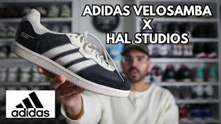 adidas Velosamba x HAL Studios quotBlackCreamquot  Review  OnFeet [upl. by Peacock]