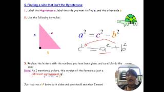 Mrs N Smith  Gr10 Mathematics  Theorem of Pythagoras Part 1 [upl. by Nuahsyar461]