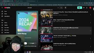 DGF KAM SHOWS HIS 2024 YOUTUBE MUSIC RECAP [upl. by Ashil]