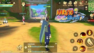 Naruto Slugfest Gameplay 3D OPEN WORLD MMORPG AndroidIOS [upl. by Dailey]