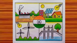 World Energy Conservation Day Drawing  Save Energy Poster  Energy Conservation Drawing Easy Steps [upl. by Annayt]