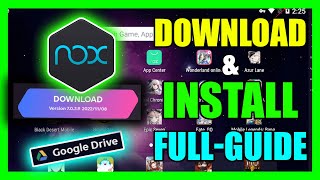 How To Install Nox player on low end PC 1GB 2GB 4GB 8GB RAM [upl. by Revart]