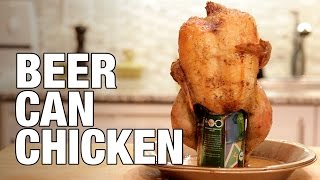 Beer Can Chicken Oven Baked  The Hungry Bachelor [upl. by Ballard34]