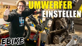 Umwerfer am Fahrrad perfekt einstellen  alle Modelle [upl. by Petta]