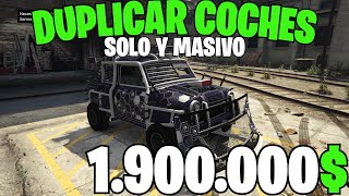 COMO DUPLICAR COCHES MASIVO SOLO SIN AYUDA PLACAS LIMPIAS EN GTA V ONLINE  PS4PS5XBOX [upl. by Culosio]