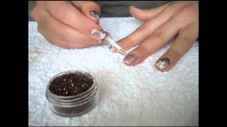 Proste zdobienie na krotkich paznokciach tutorial Simple nail art [upl. by Ecirtemed]