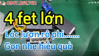 Kích 4 fet lớn điện tử  gọn nhẹ hiệu quả cao  lóc lươn rô phi  wwlh 0907261762 [upl. by Swayder]