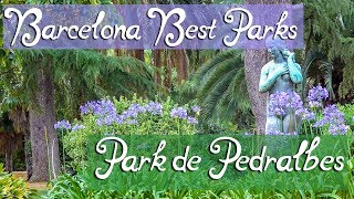 Best Parks in Barcelona Spain  Park Palau de Pedralbes [upl. by Morgana48]