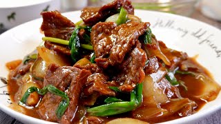 Secret to Making Super Tender Beef amp Onion Stir Fry 双葱炒嫩牛肉 Chinese Beef  Meat  Protein Recipe [upl. by Irab]