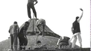 Ayodhya Babri Masjid destruction  rare archival footage [upl. by Phio383]