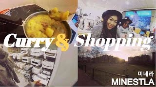 KRFR SUB프랑스 대학생의 브이로그 2 카레amp쇼핑 On mange et fait du shopping [upl. by Fee]