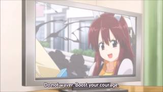 Fight Ippatsu Juuden Chan Cameo in KissXSis [upl. by Anelrats]