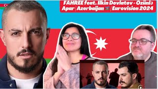 FAHREE feat Ilkin Dovlatov  Özünlə Apar  Azerbaijan 🇦🇿  Eurovision 2024  🇩🇰REACTION [upl. by Adda]