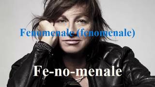 Gianna Nannini  Fenomenale Testo Lyrics [upl. by Rici]