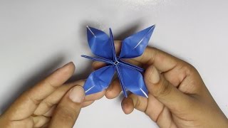 Origami Easy Flower for Children  Hand Work  HandiWorks 13 [upl. by Ailecra]