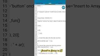 Insert in Array in JSctutorialbynaziasohail [upl. by Dietrich]