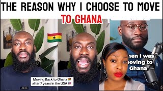 WHY I CHOOSE TO MOVE TO GHANA 🇬🇭 [upl. by Leinnad319]