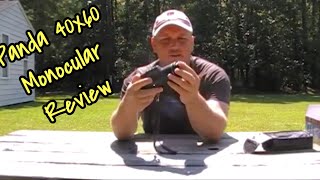 Panda 40x60 Monocular Unbox and Review [upl. by Rida106]