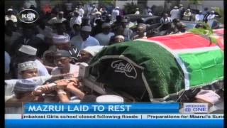 Renowned Kenyan scholar Prof Ali Mazrui laid to rest in Mombasa [upl. by Enorahs]